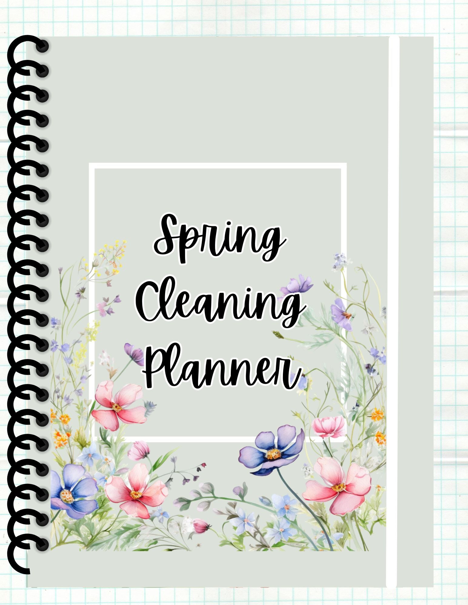 SPRING CLEANING DIGITAL PLANNER | DIGITAL PLANNER SPRING CLEANING