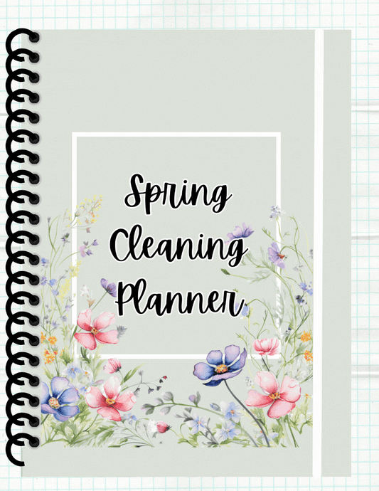 SPRING CLEANING DIGITAL PLANNER | DIGITAL PLANNER SPRING CLEANING