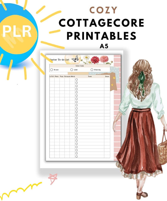 COTTAGECORE PRINTABLE TO-DO LIST