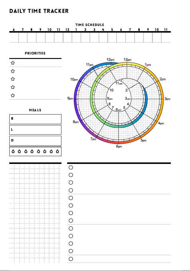 PLR OFFICE PLANNER, PLR DAILY TASKS PRINTABLE, PLR DAILY TIME TRACKER BUNDLE