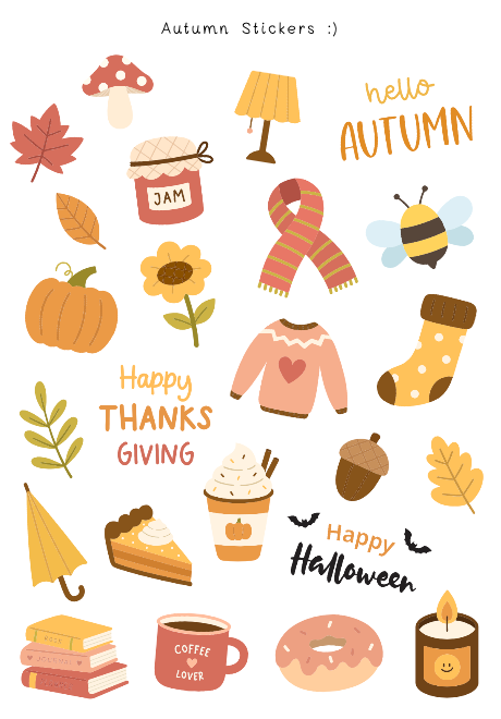 PLR ALL SEASONS STICKER SHEETS