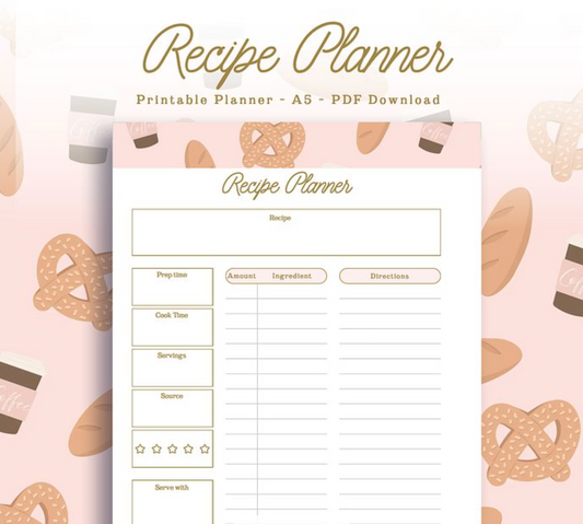 PLR RECIPE PLANNER PRINTABLE,
RECIPE PLANNER PRINTABLE PLR,