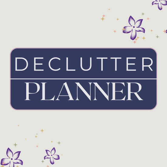 PRINTABLE DECLUTTER PLANNER, TIDY HOME PLANNER, HOME CLEANING CHECKLIST