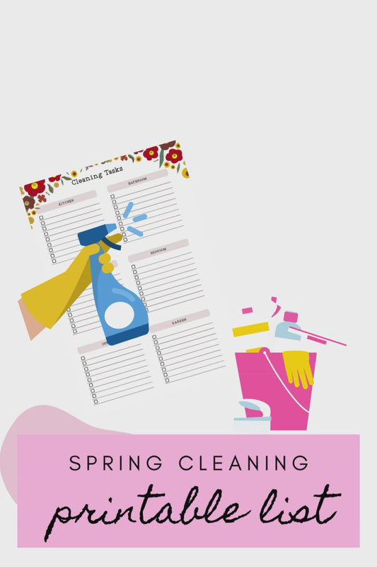 spring cleaing printable plr