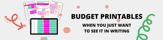 PLR Budget Sheet PDF | Budget Sheet Printables | Budget Sheet Printable - 22 Pages