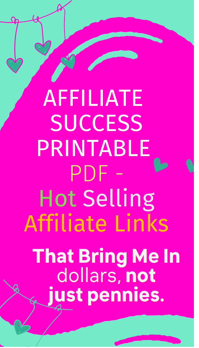 Affiliate Success Printable PDF - Can you make affiliate sales?