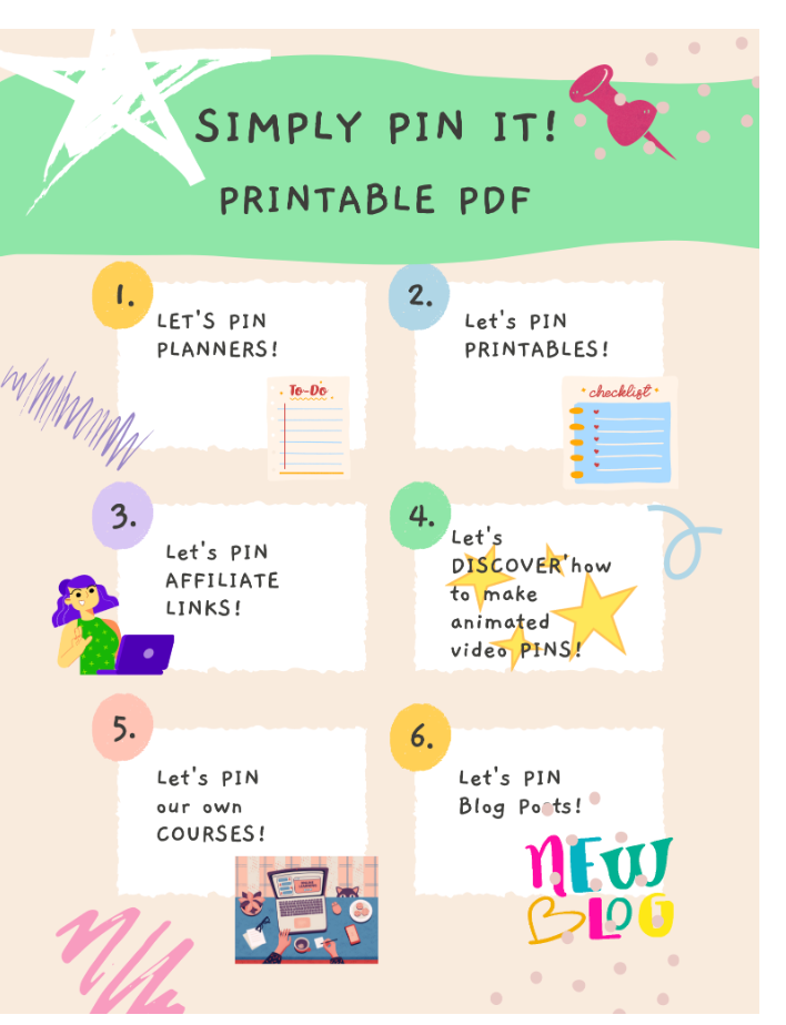 How To Create A Video Pin In Canva - 71 Pages Ebook - Simply Pin It Printable PDF (Personal Use)