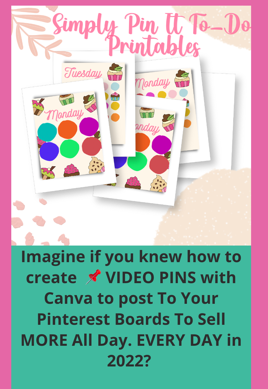 How To Create A Video Pin In Canva - 71 Pages Ebook - Simply Pin It Printable PDF (Personal Use)