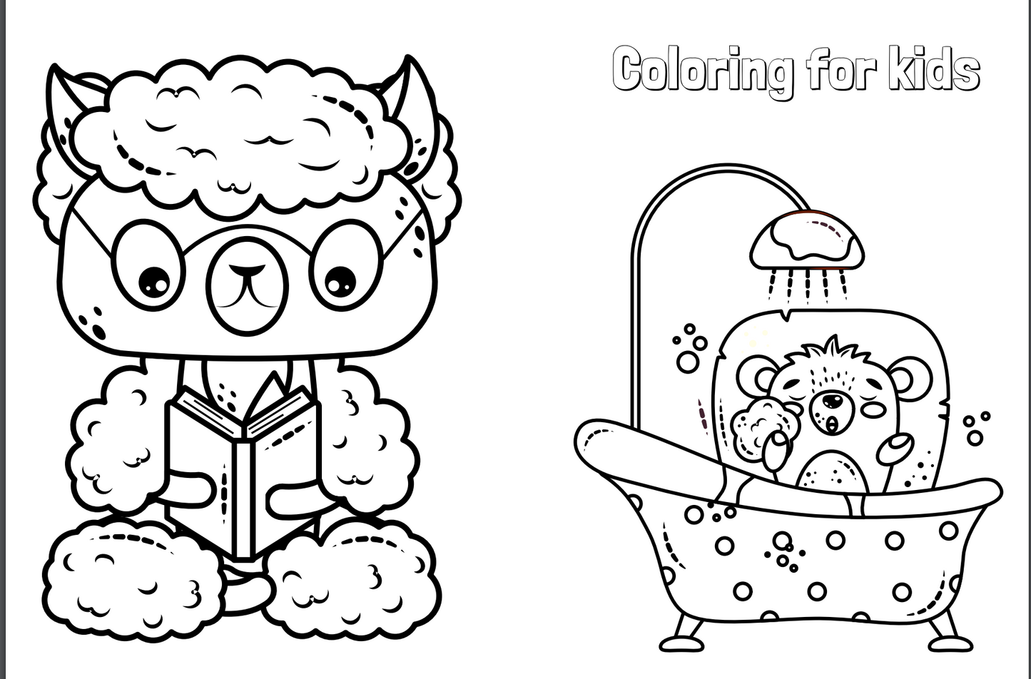 PLR COLORING BOOKS FOR KIDS