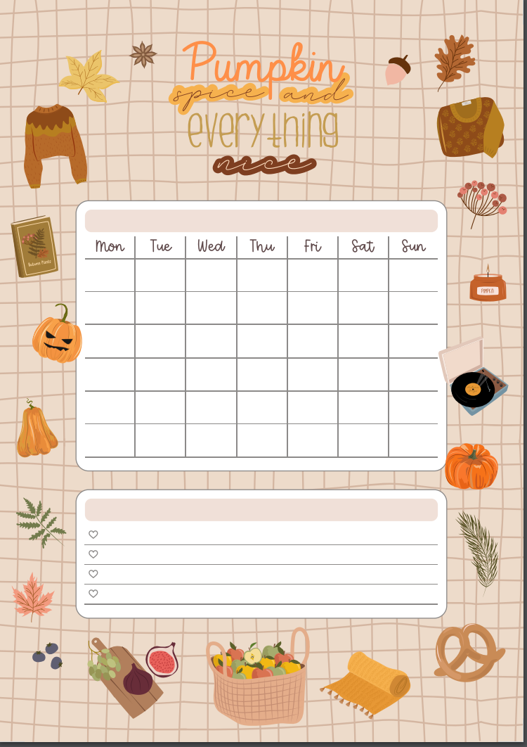 PLR FALL PRINTABLE | PLR PUMPKIN PRINTABLES