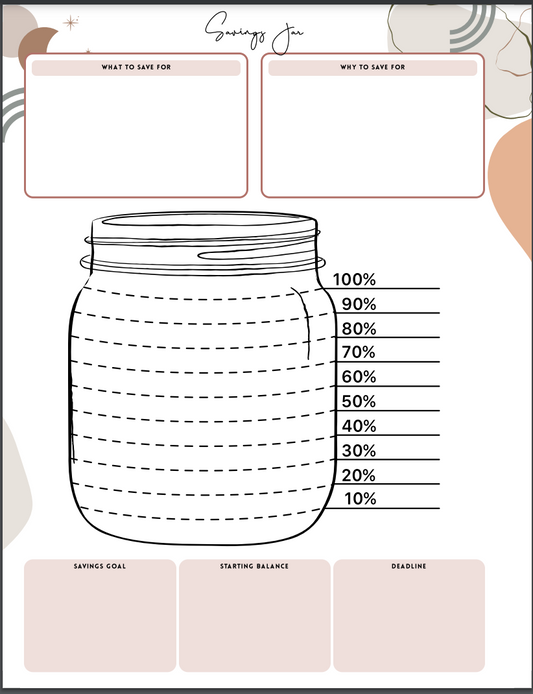 PLR SAVINGS TRACKING PRINTABLE PDF