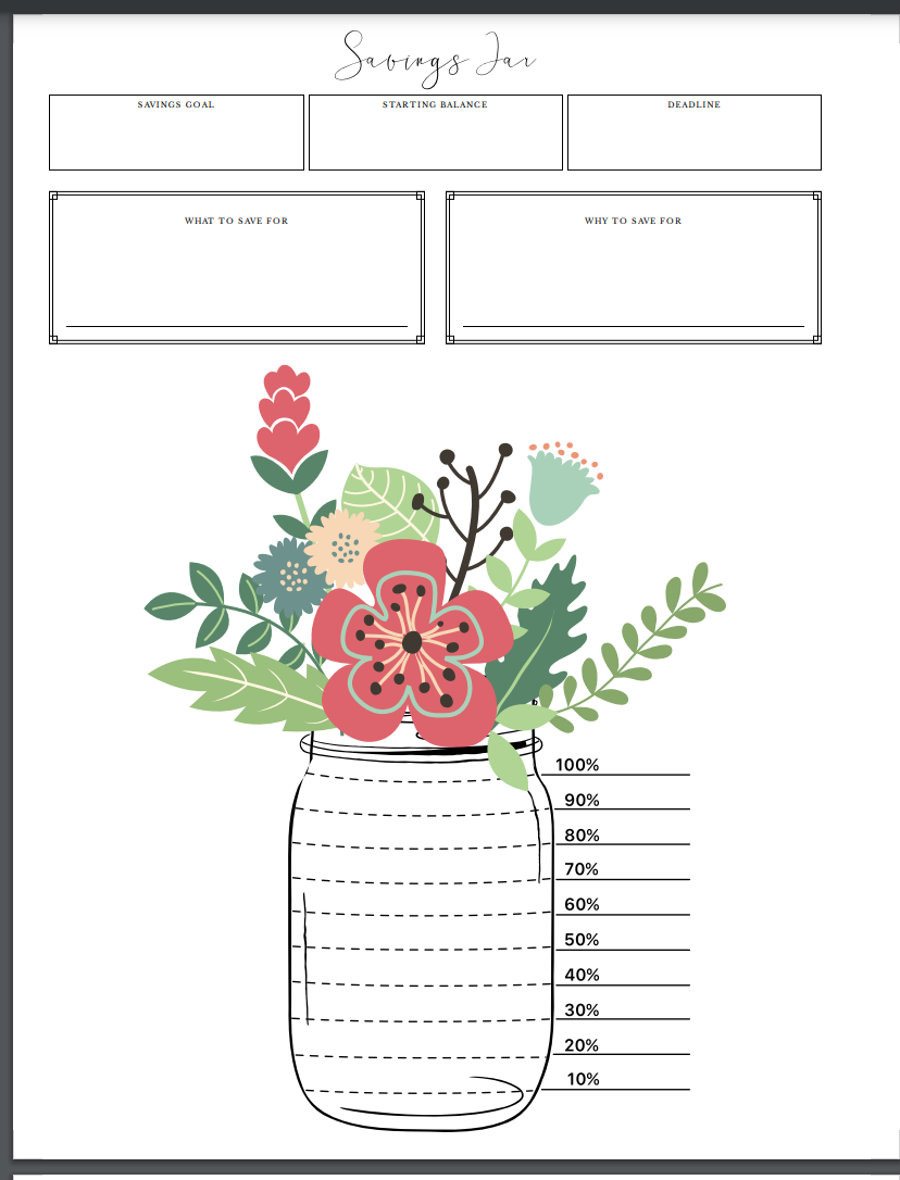 PLR BUDGET SHEET PDF | BUDGET SHEET PRINTABLE